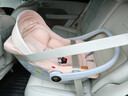 怡戈（Ekobebe）小元宝婴儿提篮式儿童安全座椅汽车用宝宝车载睡篮新生儿0-15个月 护脊款-樱花粉【0-15个月】 实拍图