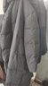 鸭鸭（YAYA）王一博同款冰壳3.0冬季新款羽绒服男女长款过膝极寒加厚保暖外套 青光黑色 XL 180/96A 实拍图