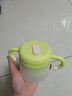 babycare儿童餐具辅食碗注水保温碗不锈钢叉勺宝宝吃饭喝水婴儿周岁礼盒绿 实拍图