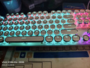 前行者（EWEADN）TK100朋克机械键盘鼠标套装电竞游戏有线台式电脑笔记本办公复古外设吃鸡104键 白色混光青轴 实拍图