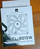 利民（thermalright）TL-8015W 8cm超薄风扇白色风扇 S-FDB V2轴承 8cm机箱风扇4pin PWM 2200转速 实拍图