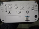 康巴丝（Compas）电子闹钟夜光智能语音报时起床神器闹铃强力叫醒儿童学生床头钟开学必备 2139 白色 新年礼物 实拍图