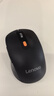 联想（Lenovo）无线蓝牙双模充电鼠标 蓝牙5.0/3.0 便携办公鼠标人体工学设计 Howard理性黑充电版 实拍图