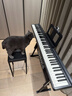 特伦斯电子琴88键折叠琴成人儿童初学电钢键盘教学乐器V10便携钢琴 典雅黑+原装琴包+Z型琴架 实拍图
