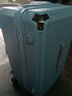 纯奢（CHEYSIR）五轮超大容量行李箱万向轮PC拉杆箱男女学生旅行箱密码箱包皮箱子 经典款-冰川蓝·减震刹车功能 24英寸 -抗菌内里【创新5轮-短途旅游/出行】 实拍图