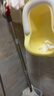 贞喜气 PU坐垫洗屁屁盆 婴儿洗屁屁神器 宝宝坐浴盆洗屁股盆儿童 黄色PVC坐垫送挂钩 实拍图