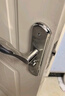 玥玛室内门锁卧室门锁房间门锁把手不锈钢可调木门锁套装170锁体本色 实拍图