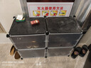 安尔雅超薄鞋柜门口简易鞋架玄关多层防尘收纳架树脂组装柜 双列6层 实拍图