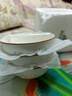 陶瓷碗家用喜庆乔迁新居碗碟餐具套装岁月静好饭碗 岁月静好3碗 实拍图