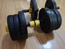 华亚（HUAYA） 哑铃男士杠铃套装可调节环保包胶手铃亚玲家用运动锻炼健身器材 总重10kg基础款【青少年】【连接20cm】 实拍图