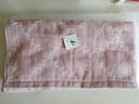 金号无捻柔软吸汗透气枕巾 菱形块枕头巾 单条装 红色 78*52cm 126g 实拍图