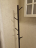 家逸全实木衣架落地衣帽架卧室挂衣架专用客厅竖型挂衣服办公挂包架子 实拍图
