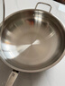 WMF福腾宝无涂层不锈钢炒锅304不锈钢平底电磁炉明火通用金刚32cm 实拍图