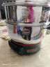 惠当家（Hui Dang Jia）电锅多功能电热锅定时电蒸锅电煮锅电炒锅多用途锅电火锅304不锈钢锅G32-28 实拍图