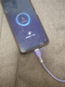 艾昊者安卓数据线6A超级快充Micro USB手机充电线适用华为vivo小米魅族荣耀OPPO三星通用 Micro-USB【紫色】硅胶120W超级快充 磨砂顺滑质感【1.5米】柔光呼吸灯 实拍图