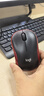 罗技（Logitech）M185鼠标 无线鼠标 办公鼠标 对称鼠标 黑色红边 带无线2.4G接收器 实拍图