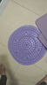 SMOOKY指压板脚底按摩脚垫穴位疏通脚心指压板仿鹅卵石圆形垫慢跑 优雅紫【圆形直径约55cm】 实拍图