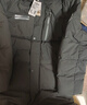 雪中飞秋冬新款时尚休闲舒适廓形男士“H”版型印花立领连帽羽绒服男 钢铁灰|8224 2XL /185/104A 实拍图