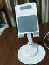 飞利浦（PHILIPS）手机支架桌面360°旋转可折叠调节升降懒人支架碳素钢ipad平板支架万能通用直播网课学习追剧架子 [旗舰白款]手机/轻薄平板适用 实拍图