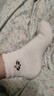 【冬季必备】水貂绒袜子加厚保暖可爱女生白色卡通表情毛茸茸袜子 出厂价-随机【1双装】 35-42码 实拍图
