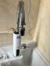 奥克斯（AUX）电热水龙头热水器加热水龙头快速热水变频恒温厨房下进水 【变频恒温】雪山白+漏保插头+万向喷头 实拍图