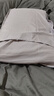 艾薇 A类水洗棉单人床宿舍三件套床单磨毛被罩 极速灰被套150*200cm 实拍图