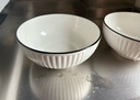 京东京造 碗 大容量汤碗水煮碗陶瓷碗家用大号面碗沙拉碗 8英寸山田碗*2 实拍图