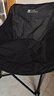 牧高笛（MOBIGARDEN）折叠月亮椅 户外露营便携懒人椅躺椅露营椅子 NX25665013 曜石黑 实拍图