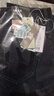 海澜之家（HLA）牛仔裤男皮标点缀直筒裤五袋款裤子男秋季新复古回潮 牛仔蓝过渡色（中）4F S 165/76A 实拍图