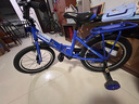 凤凰（Phoenix）儿童自行车宝宝脚踏车儿童折叠自行车3-8岁童车  陆寻  蓝色 18寸 实拍图