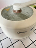 美的（Midea）电煮锅 小电锅 电蒸锅 宿舍小锅多功能锅辅食锅 1.6L学生寝室一体泡面小火锅电煮锅XZE2017 配蒸笼 实拍图