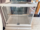 达洋直营 新款全景玻璃高透明鸟笼子别墅家用大号豪华鹦鹉笼B6047 新品氧生代3.0—B6047SS白【304不锈钢款】 玻璃鸟笼 实拍图