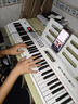 雅马哈（YAMAHA）88键电钢琴力度便携初学者电子琴专业考级成人幼师教学钢琴MIDI键 黑色标准款+88力度键蓝牙-2.2cm键宽成人推荐 礼包 实拍图