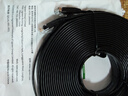 绿联六类网线 千兆网络宽带线 CAT6类家用电脑监控扁平网线 8芯双绞成品跳线 15米 黑色50180 实拍图