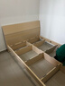 全友家居 双人床家用高脚床板式床现代简约原木风卧室1.5x2米政府补贴 实拍图