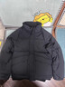 Levi's李维斯情侣美式休闲都市通勤简约立领羽绒服 黑色 S 实拍图
