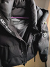 雪中飞羽绒服女短款马卡龙色连帽面包服2025冬新款廓形显瘦保暖 黑色|8056 M /160/84A 实拍图