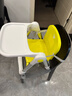 apramo安途美宝宝餐椅儿童餐桌椅可折叠便携椅 婴儿餐椅升级款 马卡龙黄 实拍图
