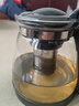 【京东物流】茶壶套装大容量玻璃茶杯带滤网耐高温茶具 2000ml壶+4只莲花 实拍图