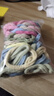 高弹力无接缝发圈不伤发新款海盐蓝多巴胺皮筋扎头发头绳高马尾 多巴胺混装【10条】五颜六色 实拍图