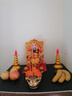 财神爷神像家用陶瓷文财神佛像供奉乔迁店铺开业文财神爷桌面摆件套装 14寸金文财神（带灯套装） 实拍图