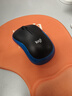 罗技（Logitech）M185鼠标 无线鼠标 办公鼠标 对称鼠标 黑色蓝边 带无线2.4G接收器 实拍图