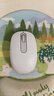 罗技（Logitech）M196 无线蓝牙鼠标 办公鼠标 笔记本商务办公家用 小巧便携 对称手型 珍珠白 实拍图
