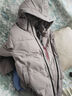 雪中飞鹅绒羽绒服男士短款脱卸帽加厚保暖休闲商务秋冬外套男装170 实拍图