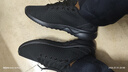 鸿星尔克男鞋运动鞋男减震防滑跑步鞋系带轻便旅游鞋子男士黑色休闲网面鞋 正黑/深冷灰-2113 41 实拍图