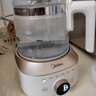 美的（Midea）全玻璃0胶水养生壶 多功能全自动烧水壶 72小时恒温电热水壶 多段控温花茶壶 母婴材质 【全玻璃大容量】YS15B201 1.5L 实拍图