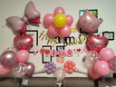 多美忆生日场景布置女孩生日气球儿童道具氛围装饰快乐桌飘装扮粉色套餐 实拍图
