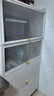 帅仕（shuaishi）厨房用具置物架落地多层餐边柜收纳碗柜家用橱柜微波炉烤箱储物柜 【升级特厚】白5层80长42深丨高硬度实心门丨特强承重 实拍图