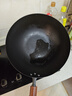 炊大皇铁锅家用无涂层不锈炒锅燃气灶专用炒锅炒菜锅平底锅极铁锅32cm 实拍图