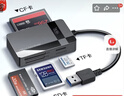 川宇 USB3.0  TF/SD/CF/MS卡多功能合一高速读卡器单反相机手机行车记录仪内存卡 实拍图